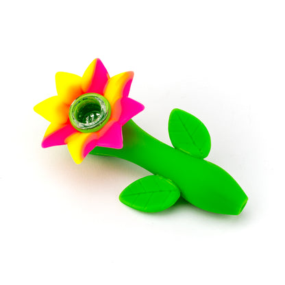 PX Sunflower Silicone Handpipe #H98 - Planet Caravan