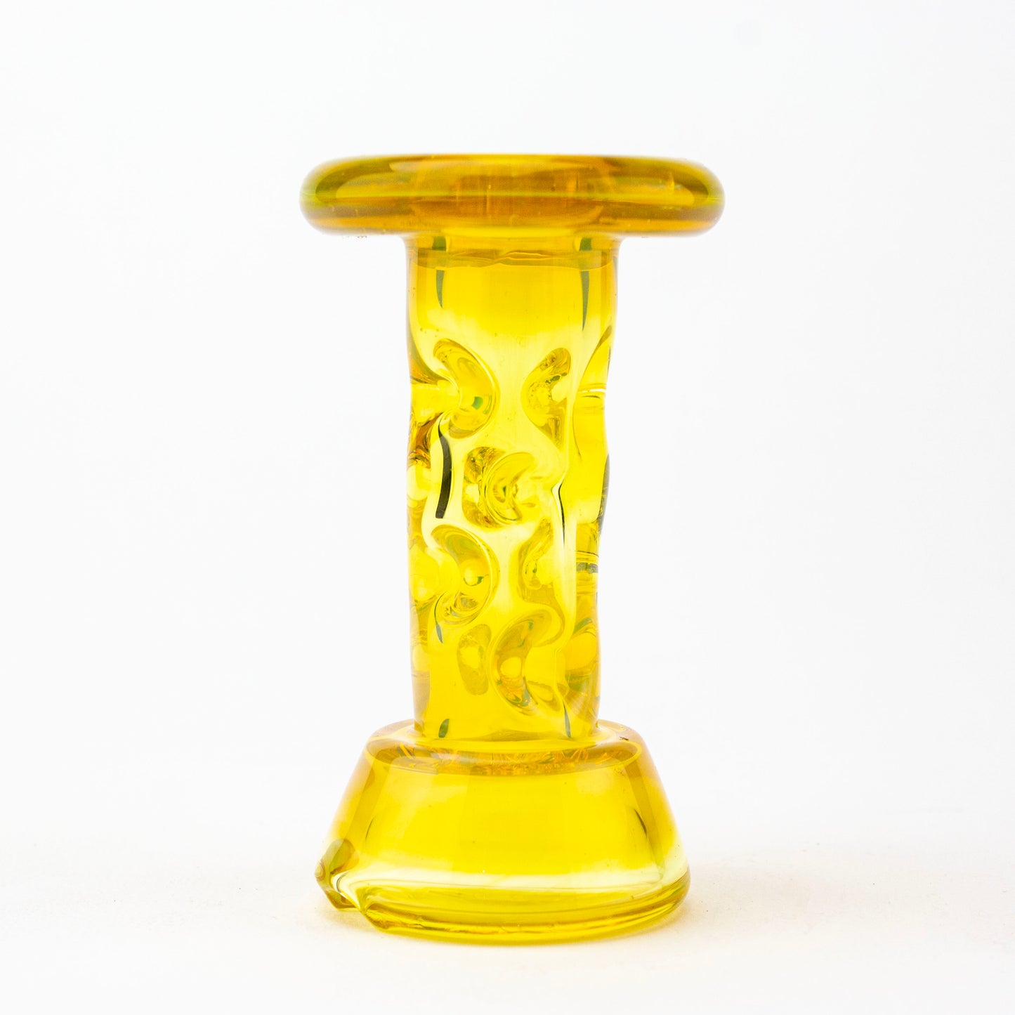 Durin Glass NS Yellow Cooling Tower Peak Attachment #DUR06 - Planet Caravan
