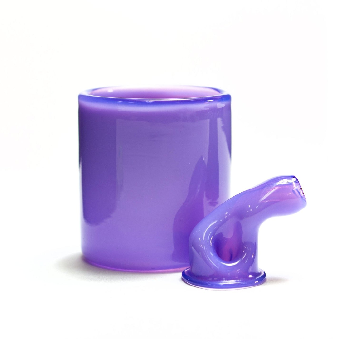 Shaggy Shaggy - Milky Purple Proxy Core Snorkel & Tank Heady Proxy Attachments | Planet Caravan