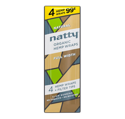 Natty Tobacco Free Wraps - 4pk - Planet Caravan