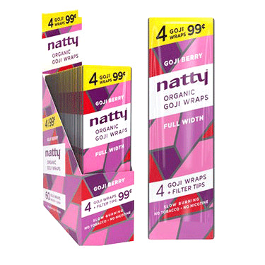 Natty Tobacco Free Wraps - 4pk - Planet Caravan