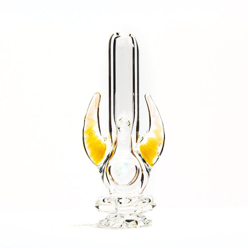 Magizle Magizle - Clear with Color Horns Opal Pivot Tip Heady Pivot Accessories | Planet Caravan