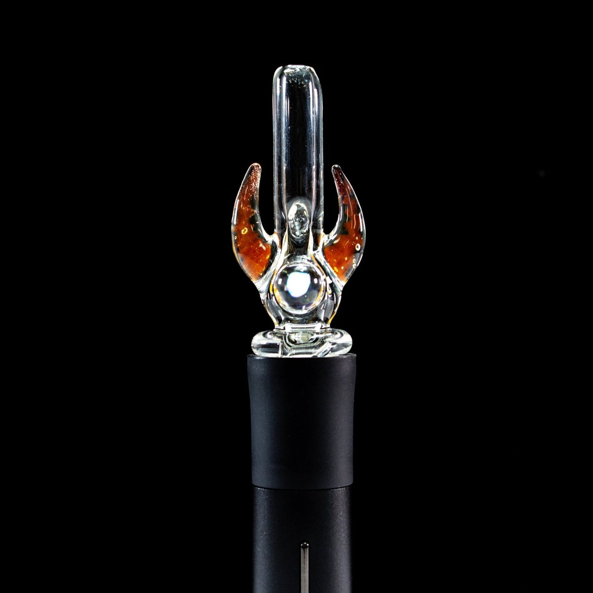 Magizle Magizle - Clear with Color Horns Opal Pivot Tip Heady Pivot Accessories | Planet Caravan