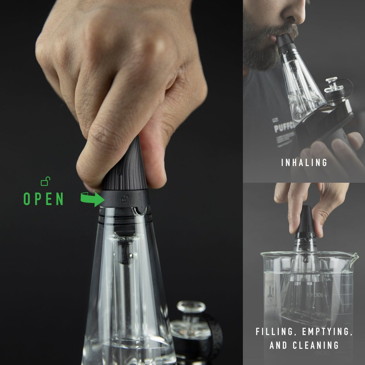 Puffco Puffco Peak Pro Travel Glass Vaporizer Accessories | Planet Caravan