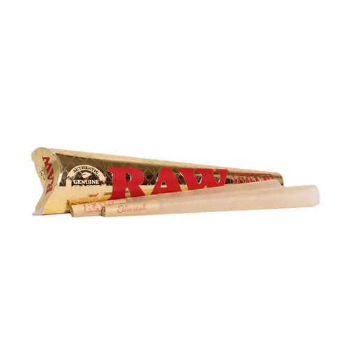 RAW RAW Ethereal Cones - Kingsize Slim 3pk Papers & Blunt Wraps | Planet Caravan