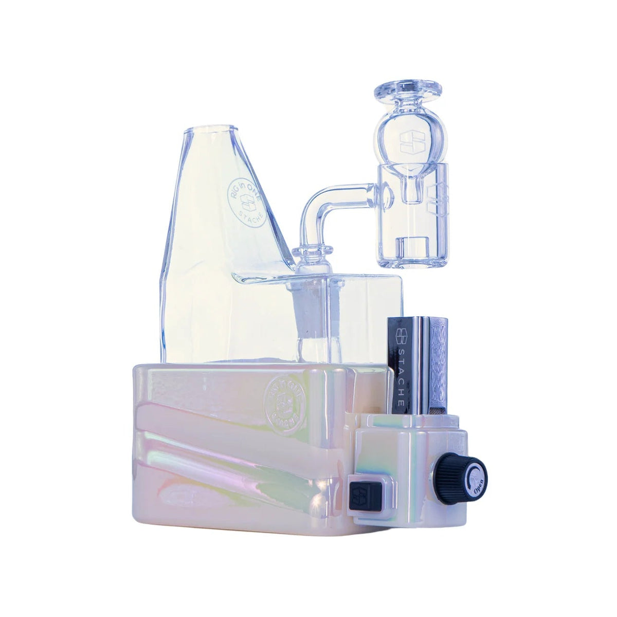 Stache | Rig In One – All-In-One Dab Rig - Limited Edition Opal