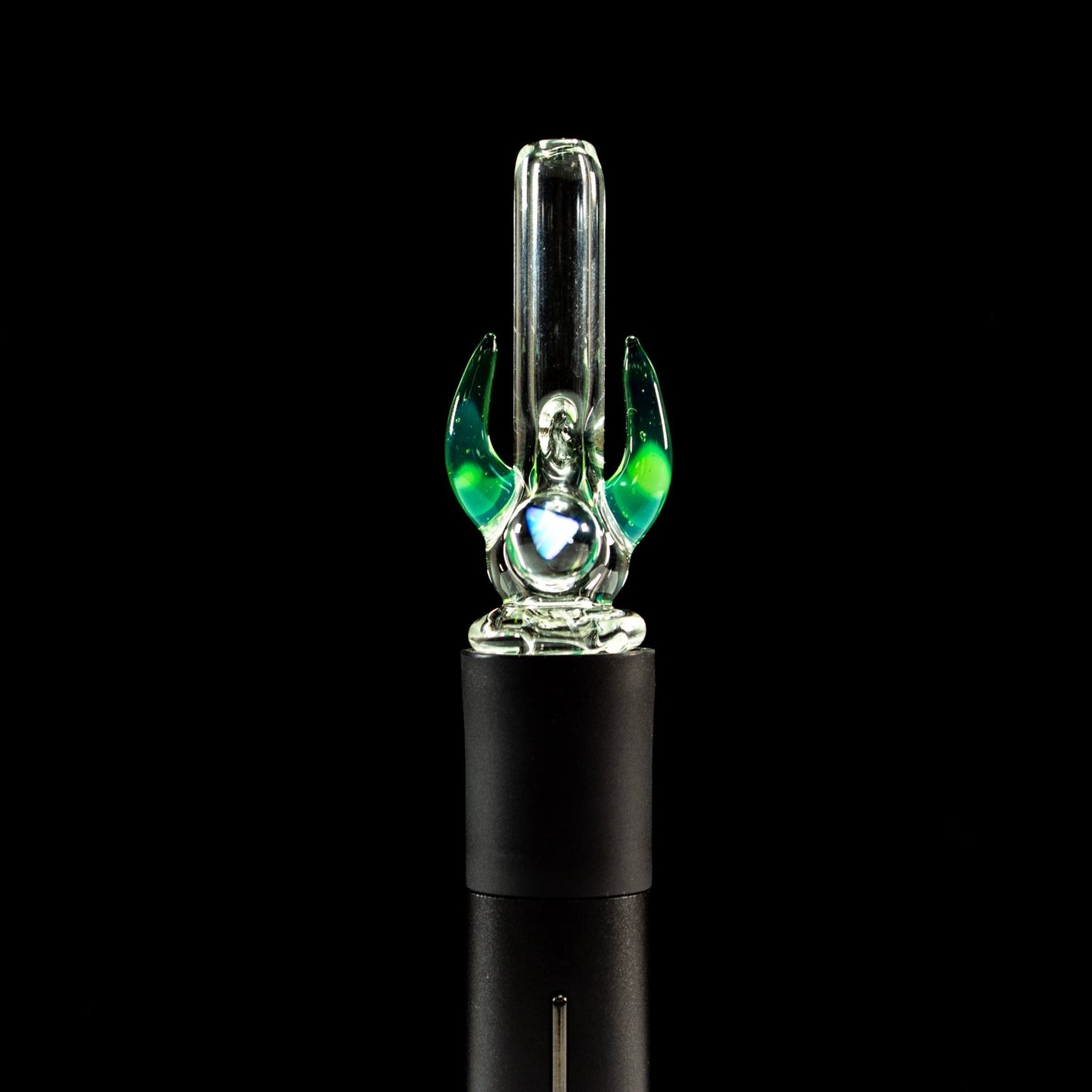 Magizle Magizle - Clear with Color Horns Opal Pivot Tip Heady Pivot Accessories | Planet Caravan