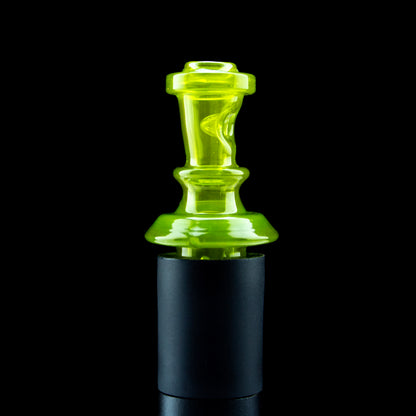 Twisted Boro Glass Experimental Opal Green Pivot Tip #TWB10 - Planet Caravan