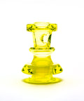 Twisted Boro Glass Dense Opal Yellow Pivot Tip #TWB09 - Planet Caravan