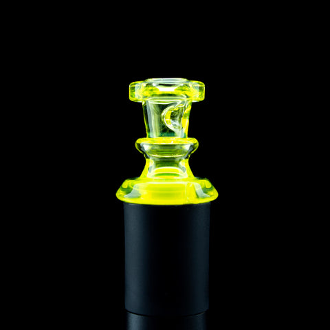 Twisted Boro Glass Dense Opal Yellow Pivot Tip #TWB09 - Planet Caravan