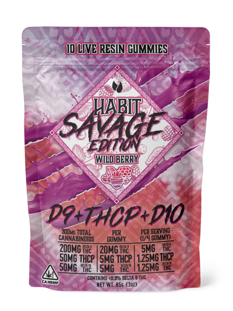 Habit THCP Savage Blend Gummies 300mg - Planet Caravan