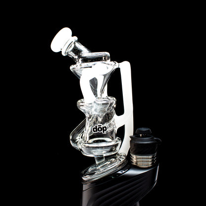 Dop Glass | Floating Cycler Peak Recycler Attachment - White