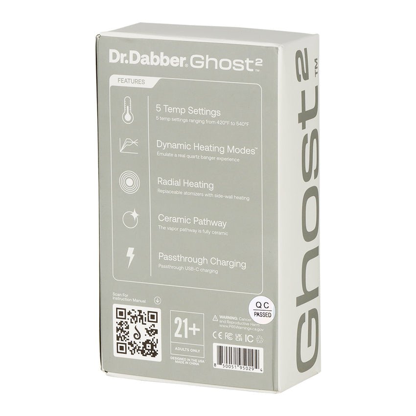 Dr. Dabber Dr. Dabber Ghost 2 Electronic Rig - Black Vaporizer Devices | Planet Caravan