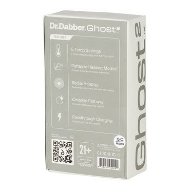 Dr. Dabber Dr Dabber - Electronic Rig - Ghost 2 - 1000mah - Black - Planet Caravan