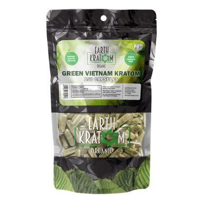 Earth Kratom Kratom Capsules 150ct Kratom | Planet Caravan
