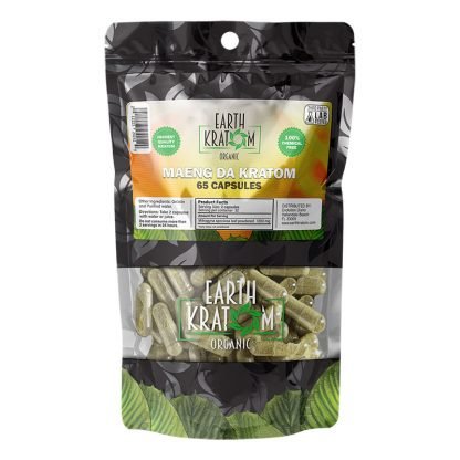 Earth Kratom Kratom Capsules 65ct Kratom | Planet Caravan