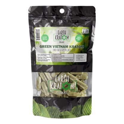 Earth Kratom Kratom Capsules 65ct Kratom | Planet Caravan