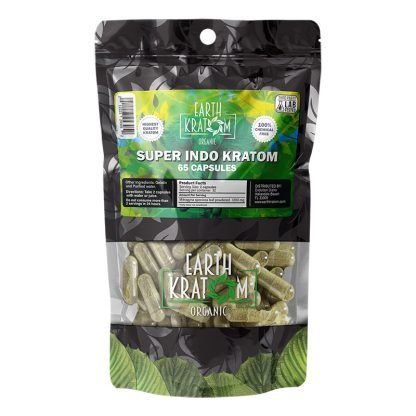 Earth Kratom Kratom Capsules 65ct Kratom | Planet Caravan