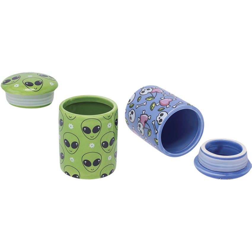 Fujima Fujima Ceramic Stash Jar 2.75" Storage | Planet Caravan