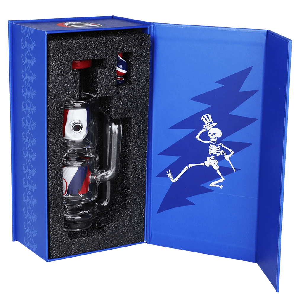 Pulsar Grateful Dead x Pulsar Sandblast Stealie Peak Top Vaporizer Attachments | Planet Caravan