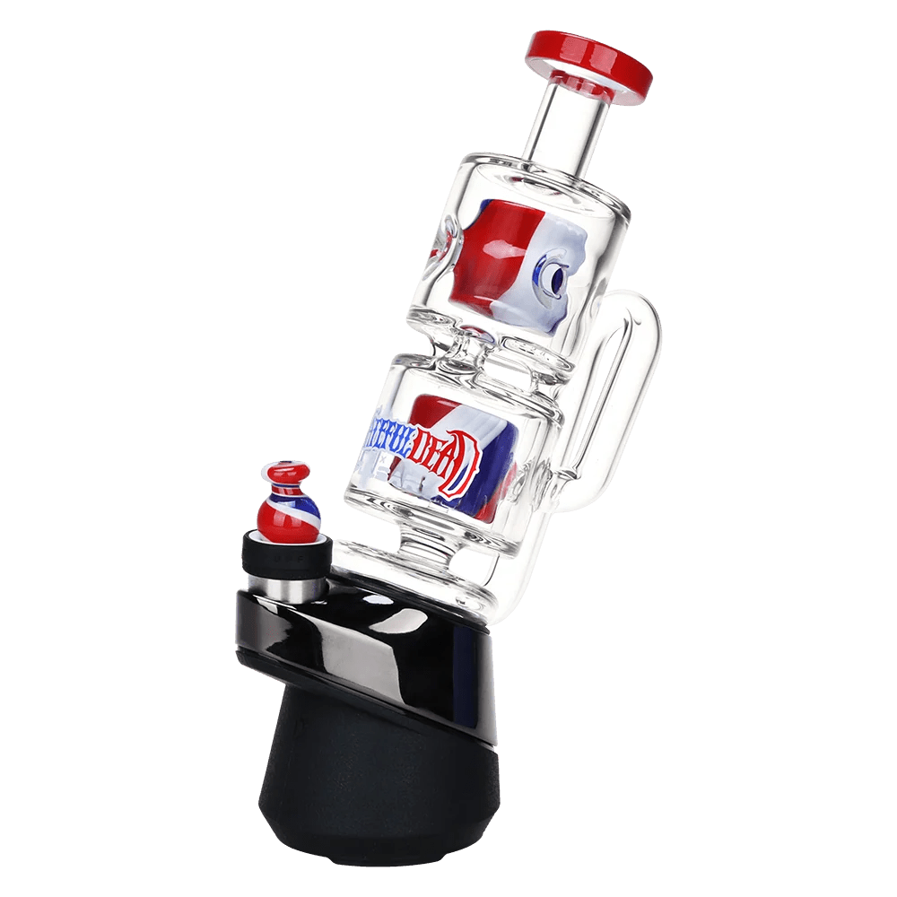 Pulsar Grateful Dead x Pulsar Sandblast Stealie Peak Top Vaporizer Attachments | Planet Caravan