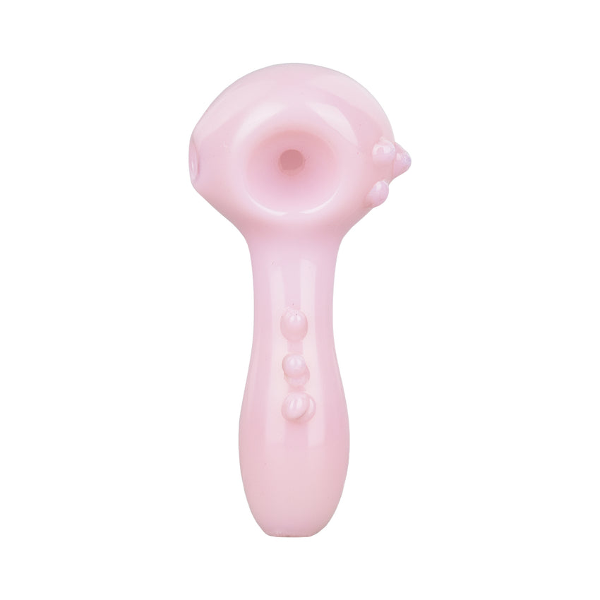 Lil Cutie Knobby Glass Spoon Pipe 3.25" #PP4894