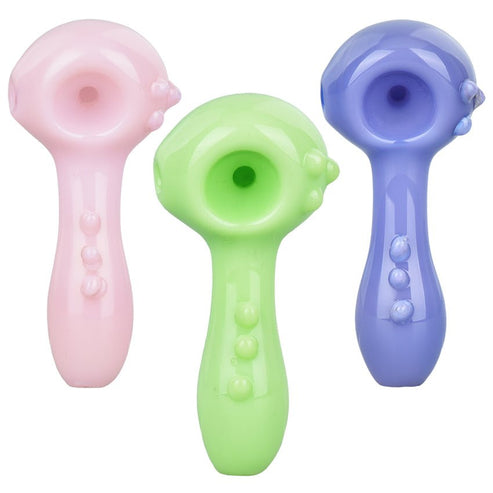 Pulsar Lil Cutie Knobby Glass Spoon Pipe 3.25" PP4894 Hand Pipes | Planet Caravan