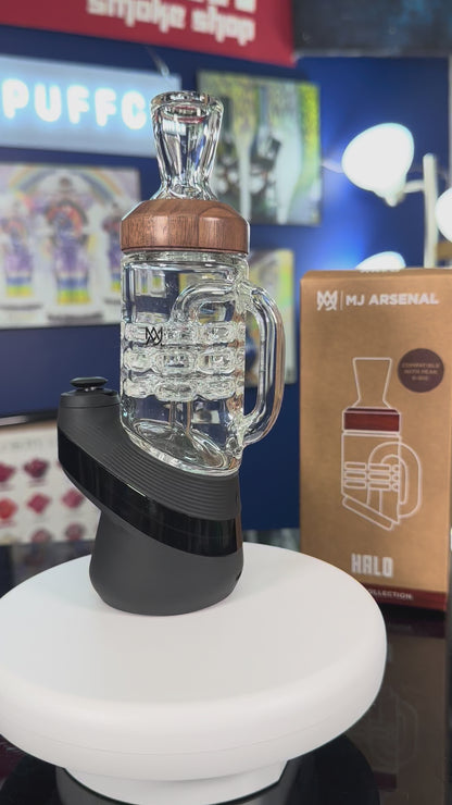 MJ Arsenal Walnut Halo Bubbler Peak Attachment