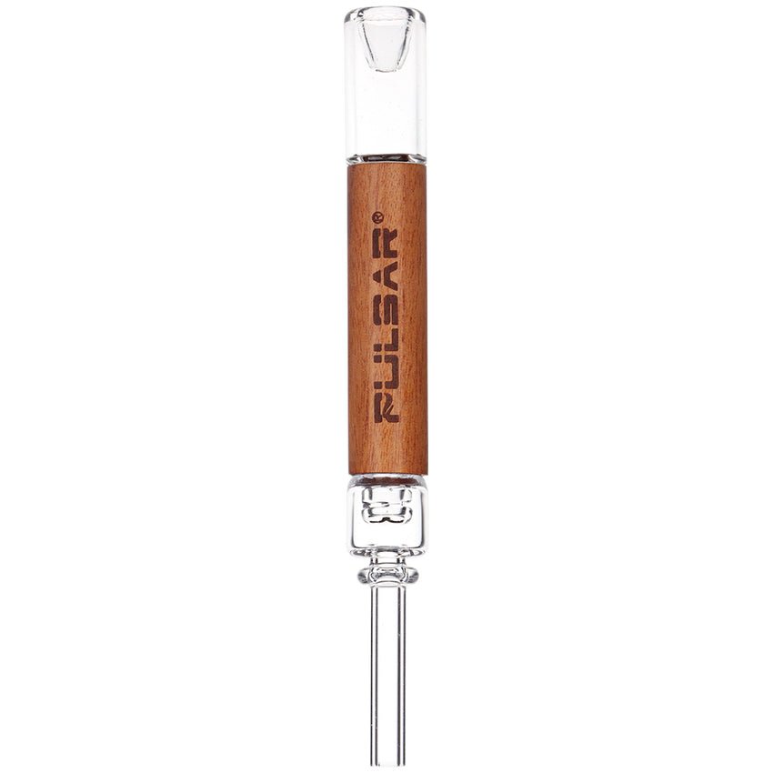 Pulsar Pulsar Quartz & Rosewood Deco Dab Straw Integrated Tip Nectar Collector | Planet Caravan