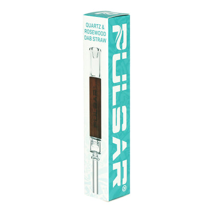Pulsar Quartz & Rosewood Deco Dab Straw Integrated Tip