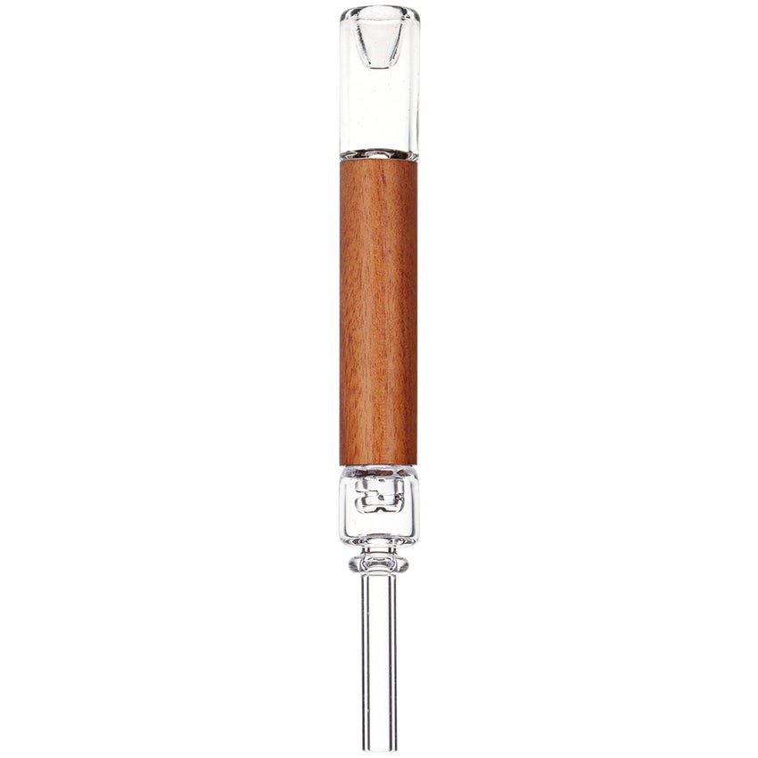 Pulsar Pulsar Quartz & Rosewood Deco Dab Straw Integrated Tip Nectar Collector | Planet Caravan