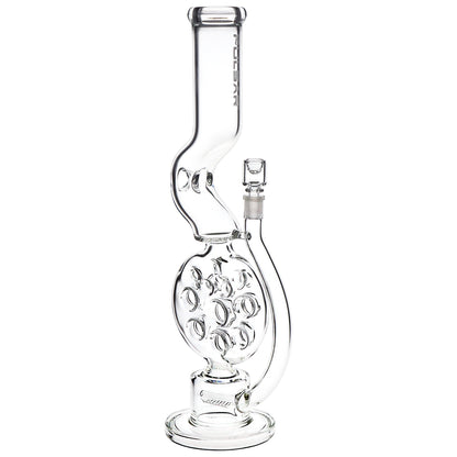 Pulsar Glass - 18" Swiss Perc Kink Neck Bong 14mm #WP1000