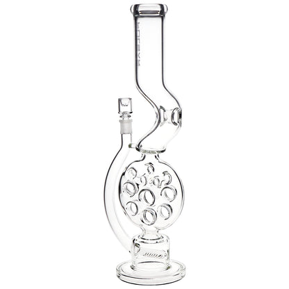 Pulsar Glass - 18" Swiss Perc Kink Neck Bong 14mm #WP1000