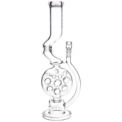 Pulsar Glass - 18" Swiss Perc Kink Neck Bong 14mm #WP1000