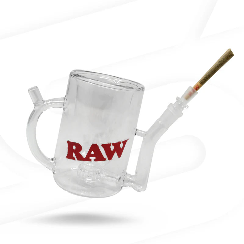 RAW RAW - WP - Sip & Smoke Glass Mug - Planet Caravan