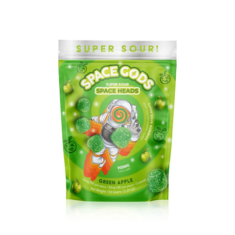 Space Gods Delta 9 Super Sour Gummies 900mg - Planet Caravan