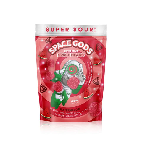 Space Gods Delta 9 Super Sour Gummies 900mg - Planet Caravan