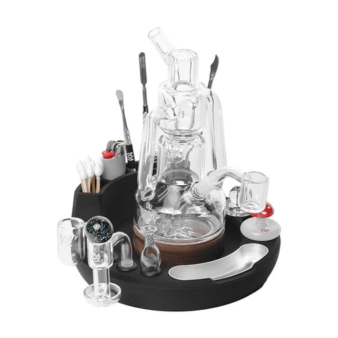 MJ Arsenal MJ Arsenal Black Space Station Silicone Session Dock Stands & Stations | Planet Caravan