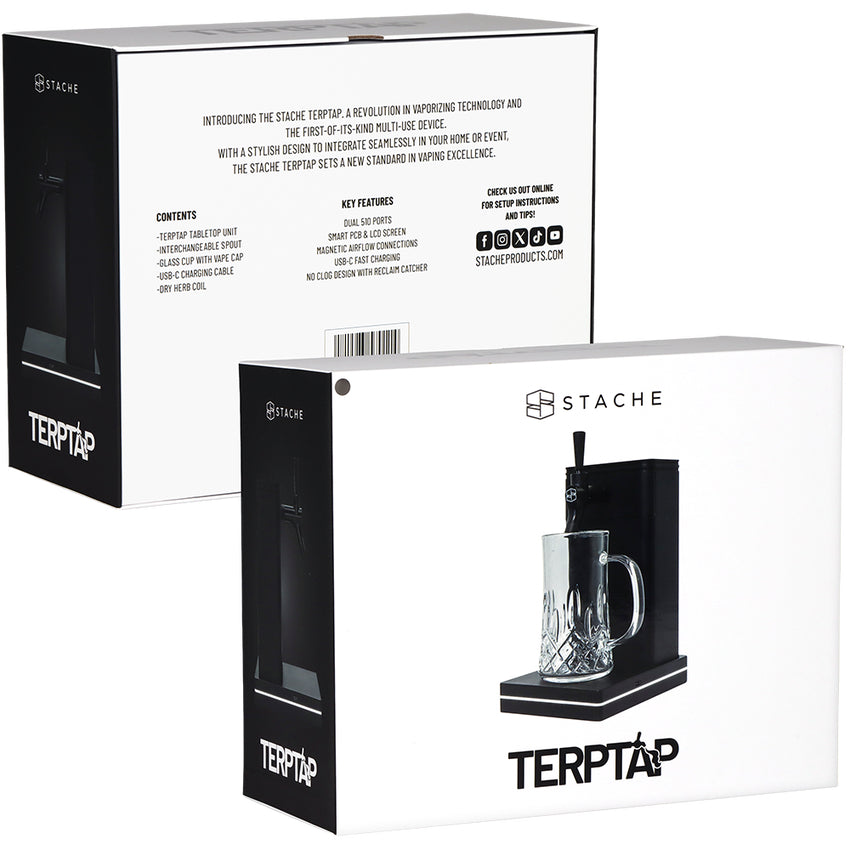 Stache Products Stache - Vaporizer - Terp Tap - Black & Gold - Planet Caravan