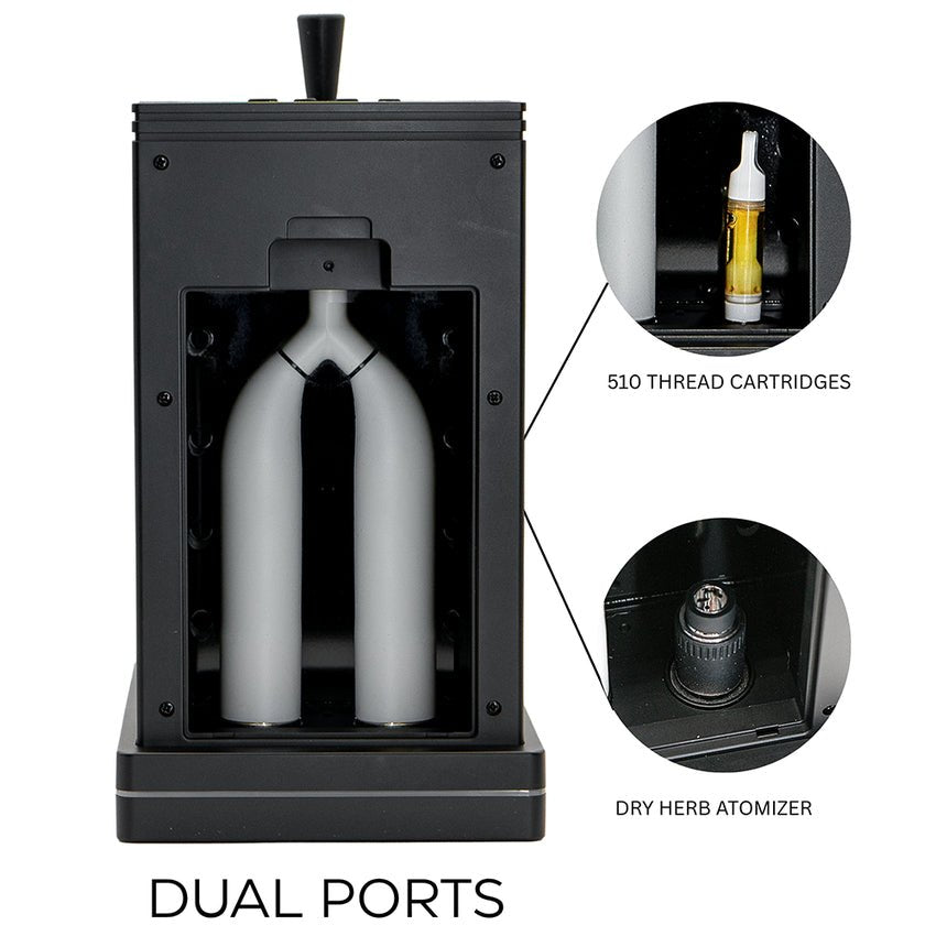 Stache Products Terp Tap Vaporizer - Black & Gold Vaporizer Devices | Planet Caravan