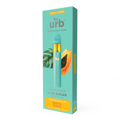 Urb THCA Live Sugar Disposable Vape 3g - Planet Caravan