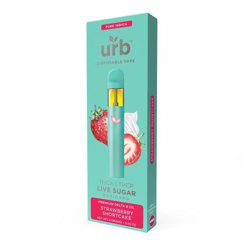 Urb THCA Live Sugar Disposable Vape 3g - Planet Caravan