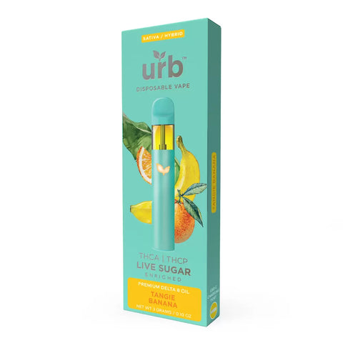 Urb THCA Live Sugar Disposable Vape 3g - Planet Caravan