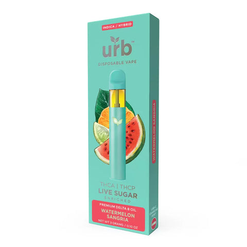 Urb THCA Live Sugar Disposable Vape 3g - Planet Caravan