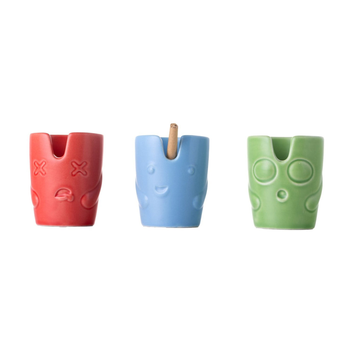Big Fun! Big Fun! Potheads Ceramic Ashtray Set Ashtrays | Planet Caravan