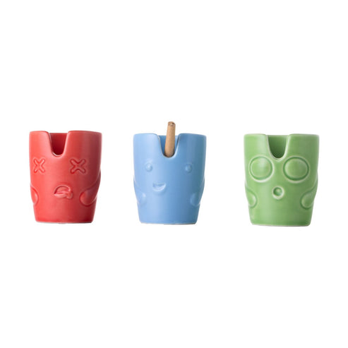 Big Fun! Big Fun! Potheads Ceramic Ashtray Set Ashtrays | Planet Caravan