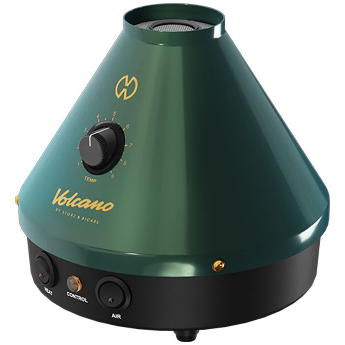 Storz & Bickel Green & Gold 25yr Anniversary Classic Volcano Dry Herb Vaporizer - Planet Caravan