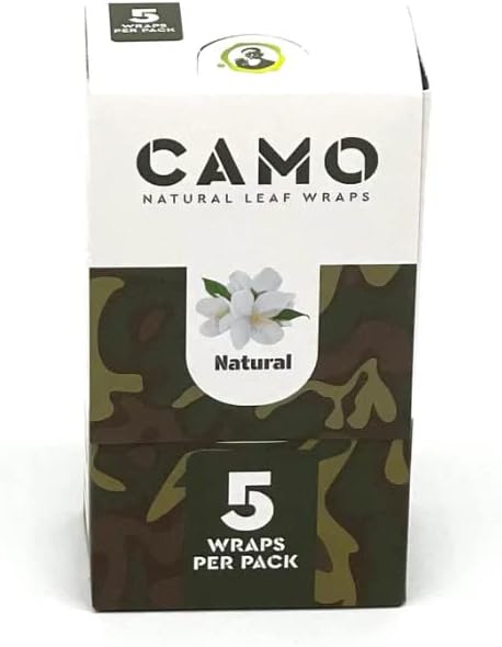 Camo Camo Tea Leaf - 5pk Papers & Blunt Wraps | Planet Caravan
