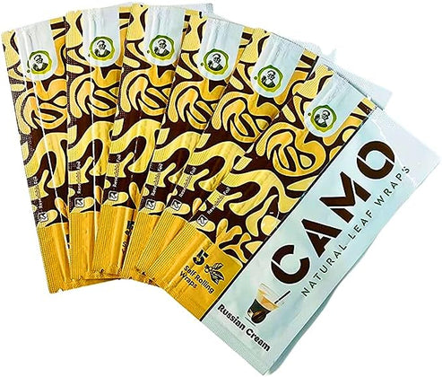 Camo Camo Tea Leaf - 5pk Papers & Blunt Wraps | Planet Caravan