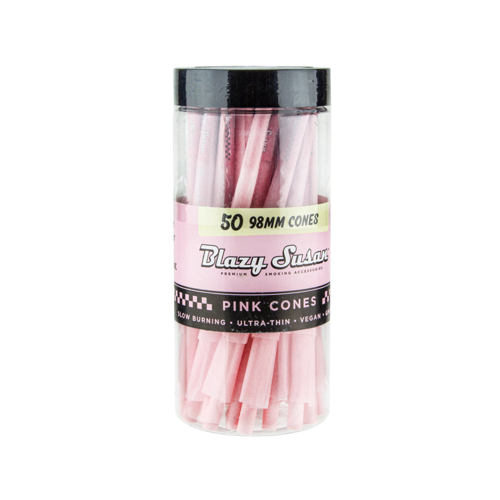 50pk 98mm Pink Cones - Planet Caravan Smoke Shop